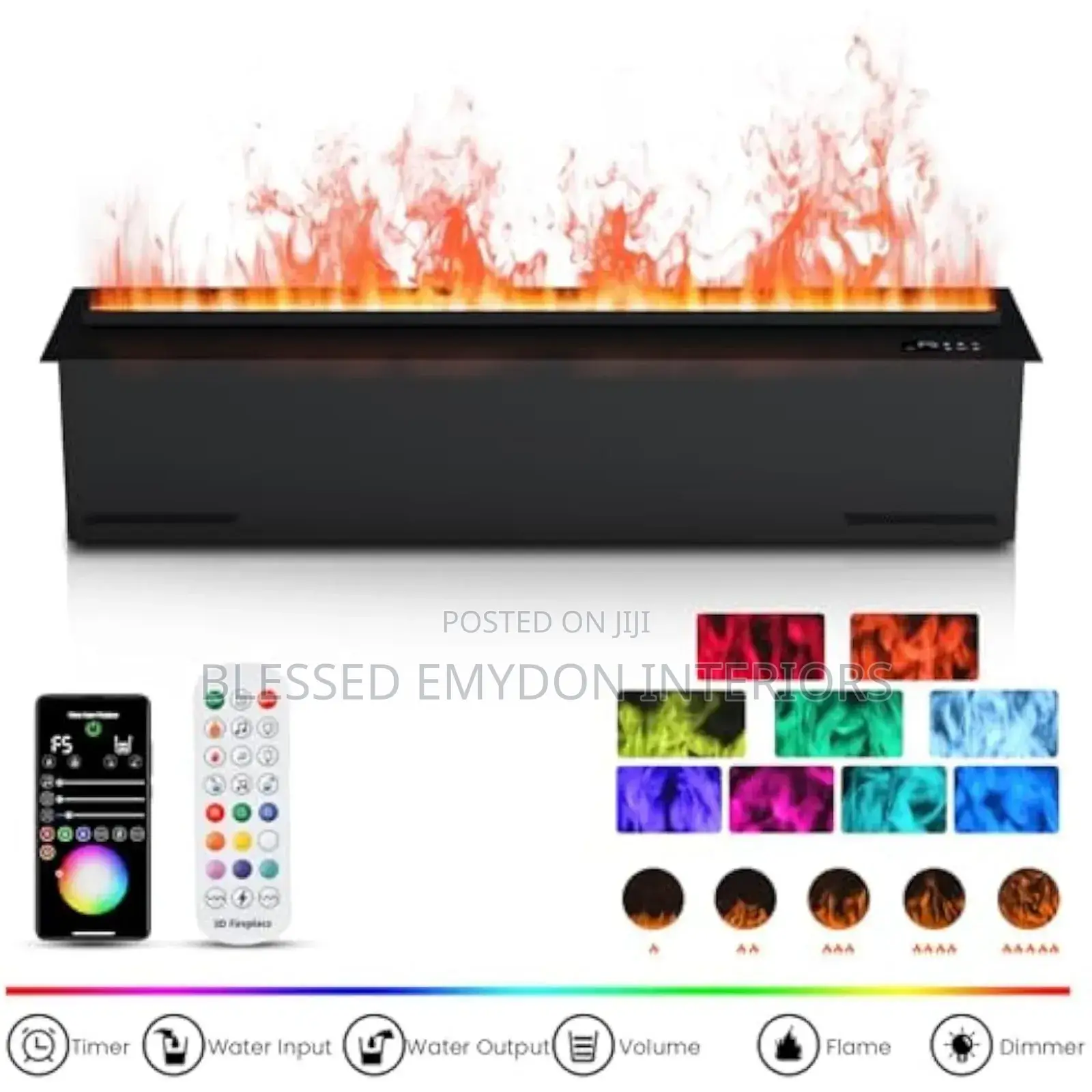 Water Vapor Fireplace 1.2meters.