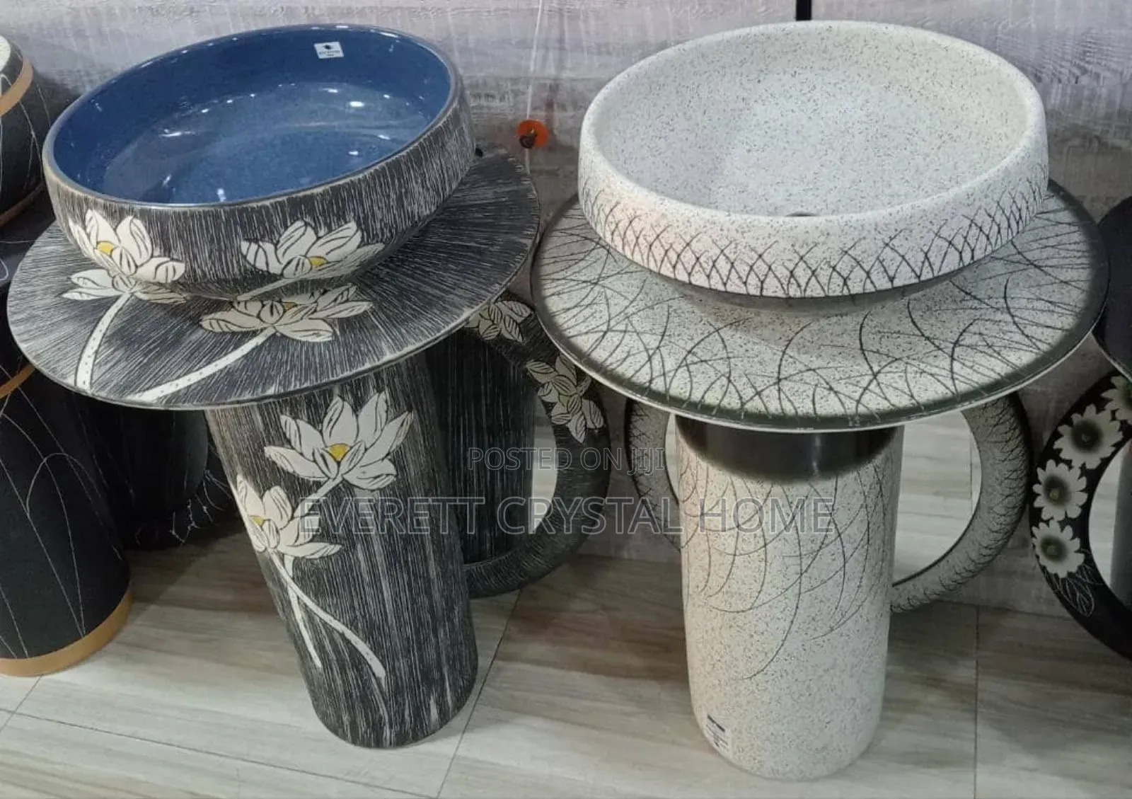 Standing Ceramic Basin