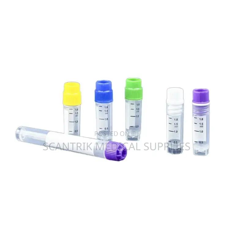 Cryotube With Internal Cap for Efficient Laboratory Storage