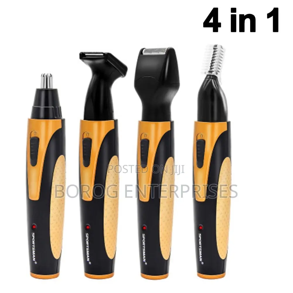 Sportsman Nose Ear Hair Trimmer, Usb 4 in 1 Rechargeable-Sm-409s