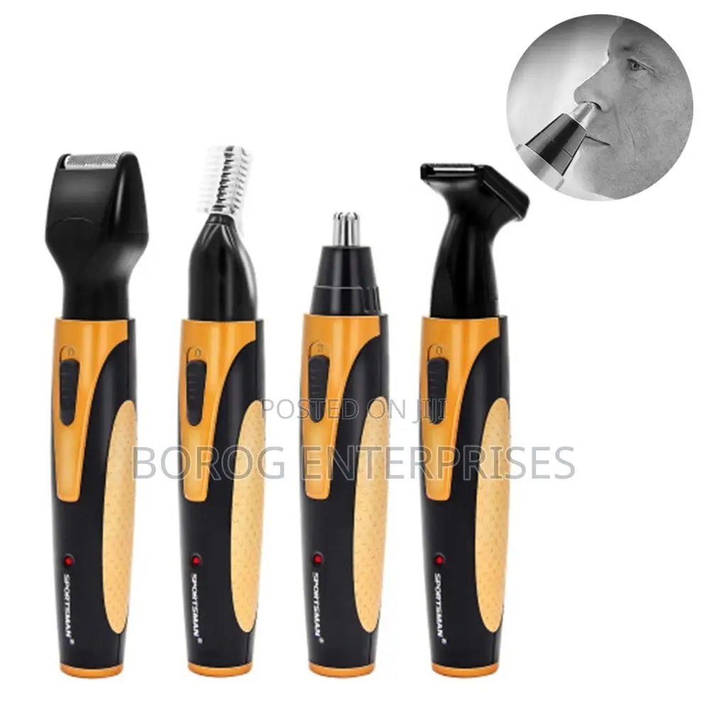 Sportsman Nose Ear Hair Trimmer, Usb 4 in 1 Rechargeable-Sm-409s
