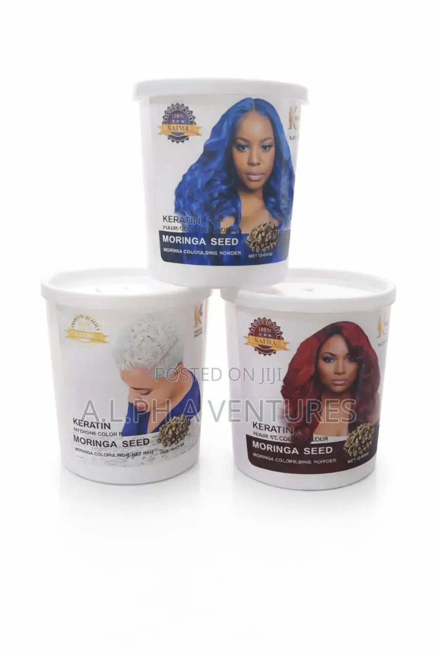 Keratin Hair Color Powder With Moringa (Multi-Color Variants, 600g)
