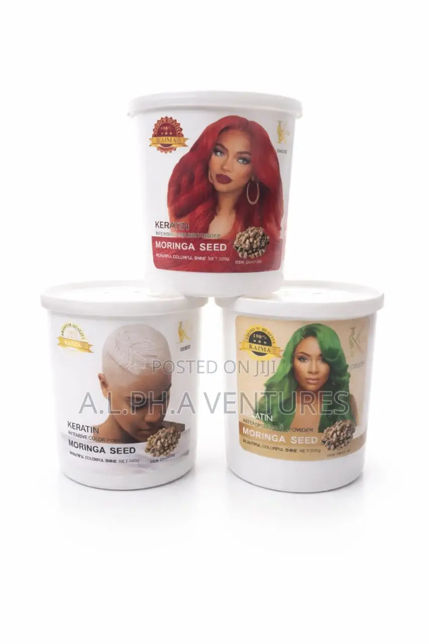 Keratin Hair Color Powder With Moringa (Multi-Color Variants, 600g)