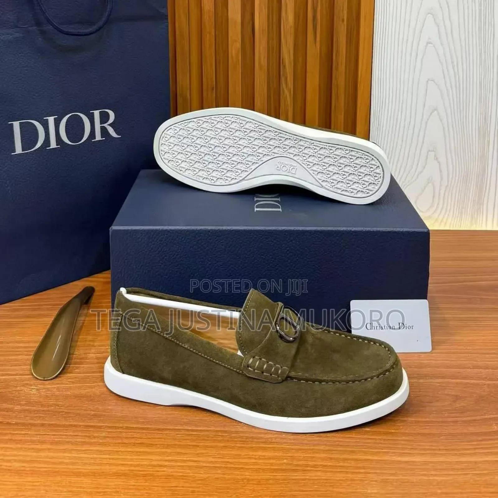 High Quality Latest Design Dior Men's Suede Leather Shoes