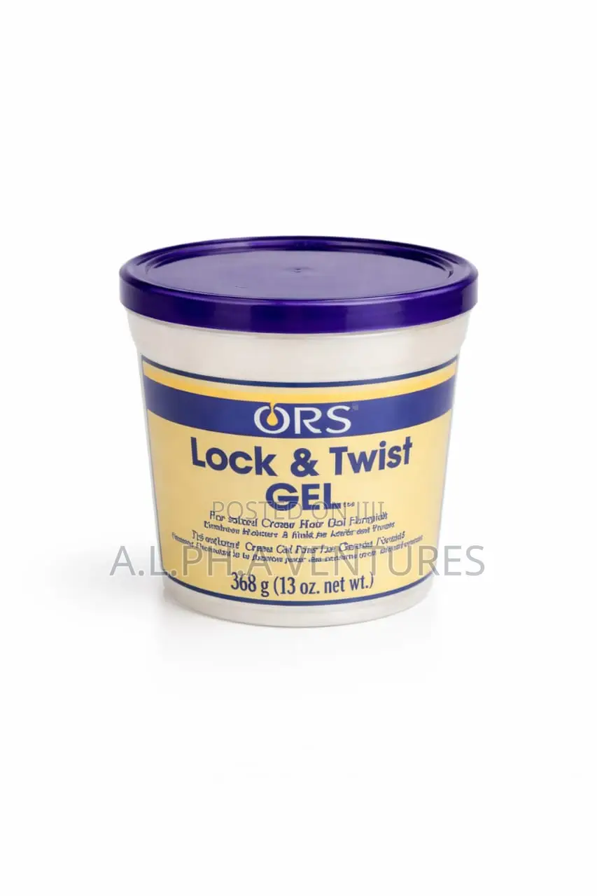 Ors Lock Twist Gel- Styling Gel for Natural Hair, Braids Twists
