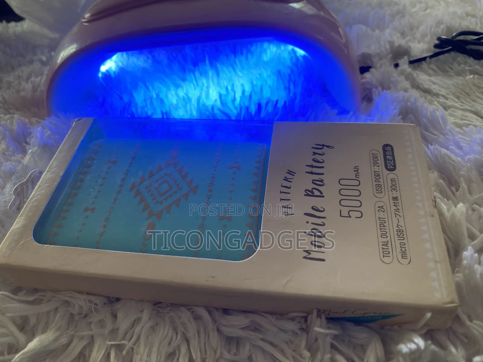 Nail Dryer With Power Bank
