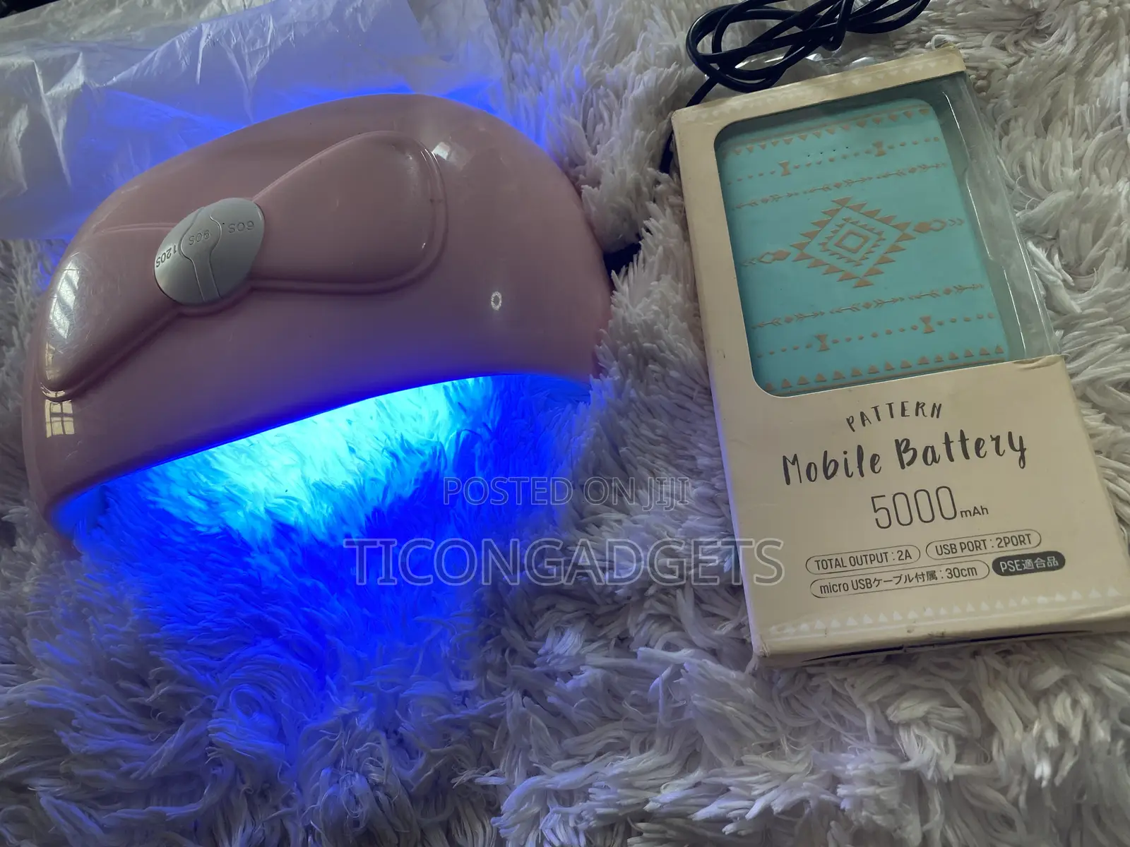 Nail Dryer With Power Bank