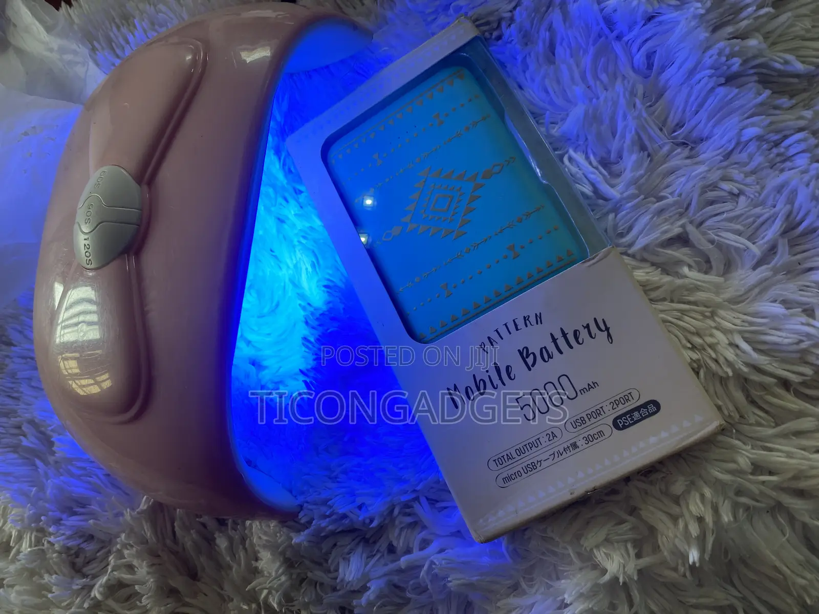 Nail Dryer With Power Bank