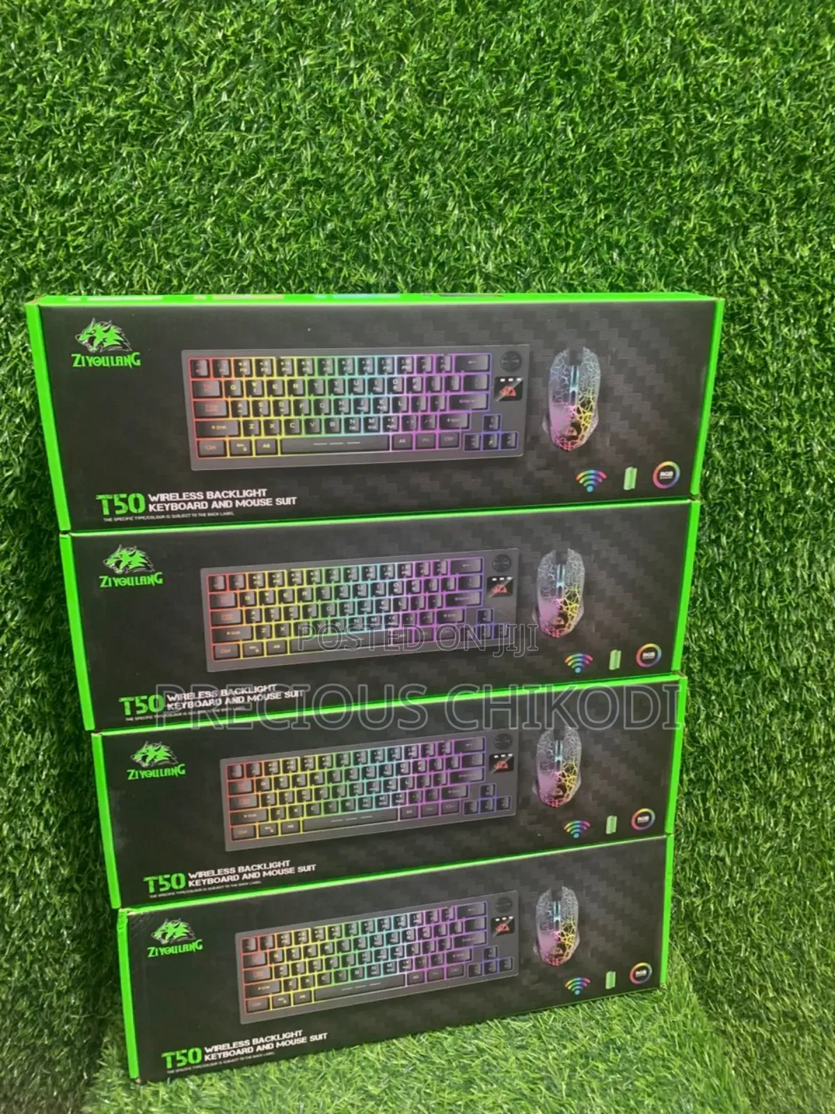 Ziyoulang T50 Wireless Gaming Keyboard and Mouse Suit