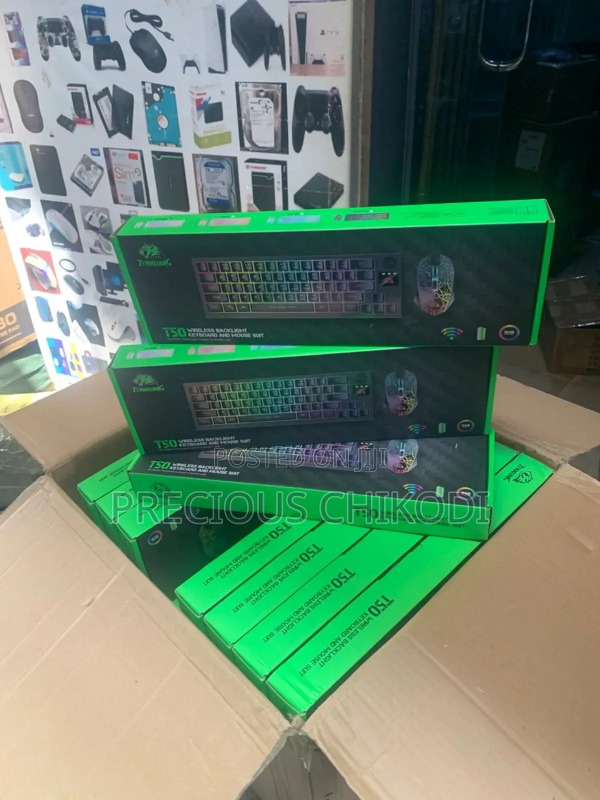 Ziyoulang T50 Wireless Gaming Keyboard and Mouse Suit