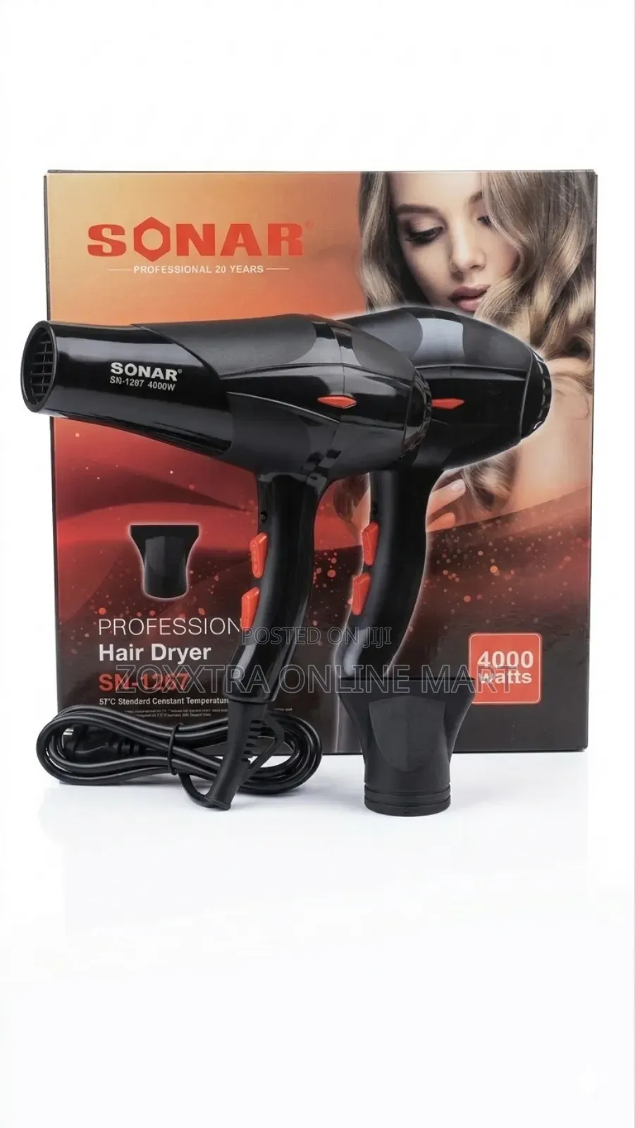 Sonar Professional 4000w Hair Dryer