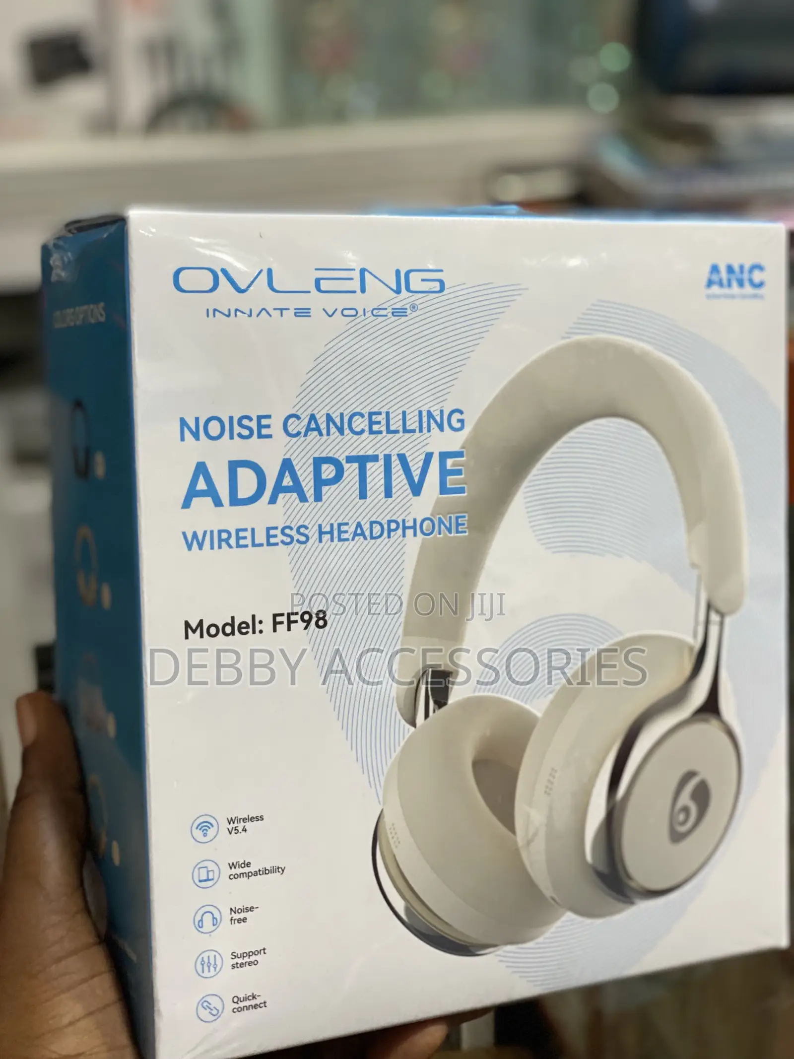 Ovleng Innate Voice Wireless Headphone (Active Noise Cancellation)