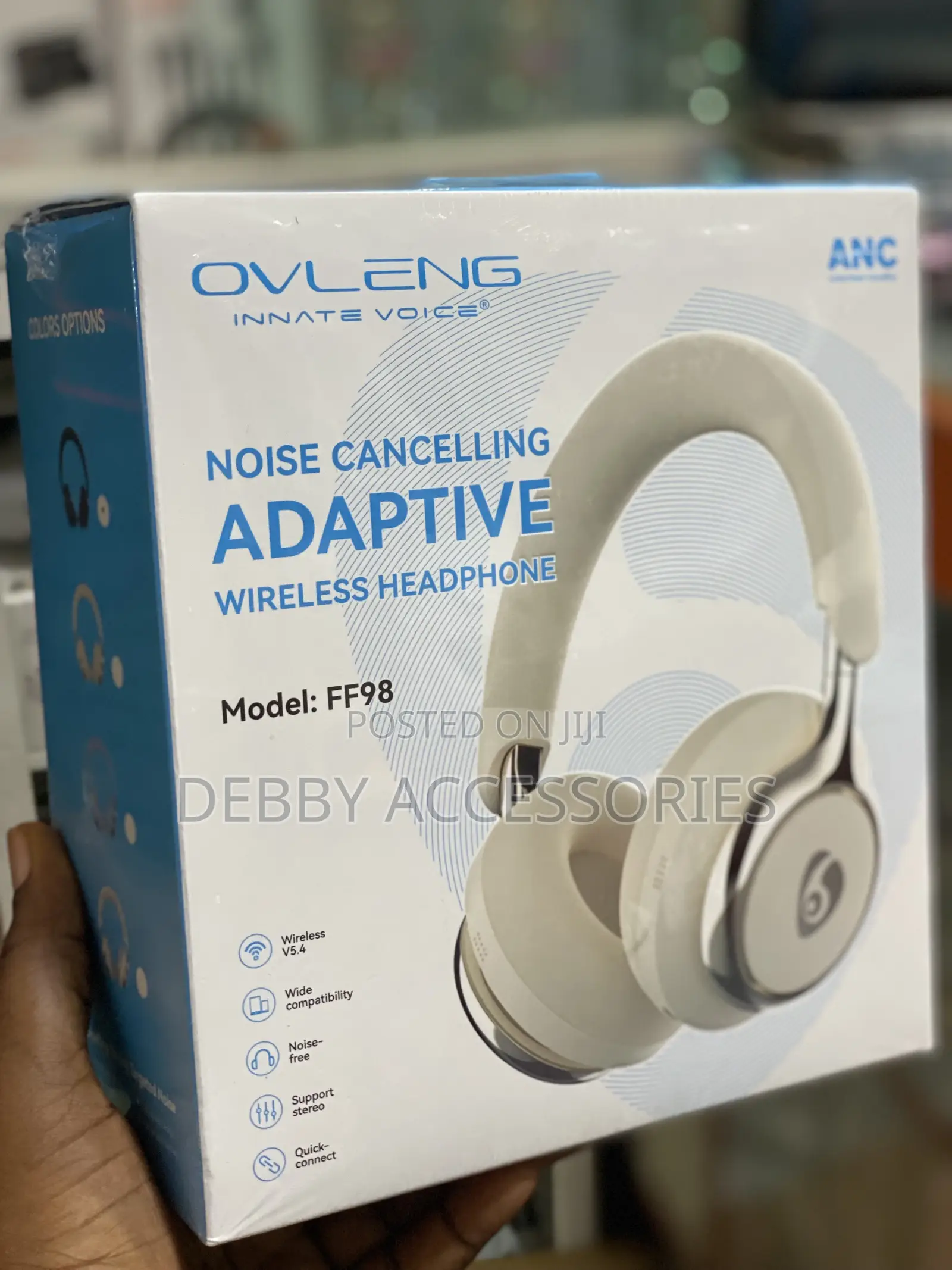 Ovleng Innate Voice Wireless Headphone (Active Noise Cancellation)