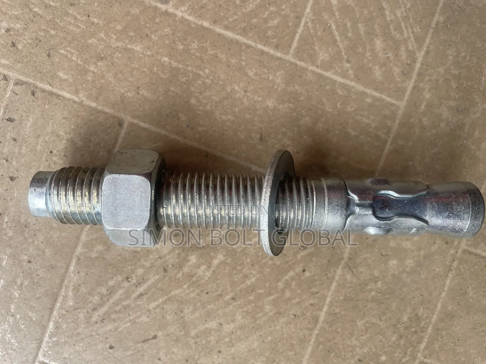 Hit Bolt,Nut and Washer M20 X 150 Lenght