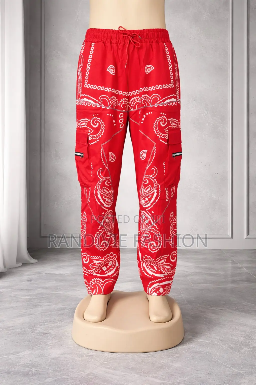 African Lion Cargo Trousers [Red]