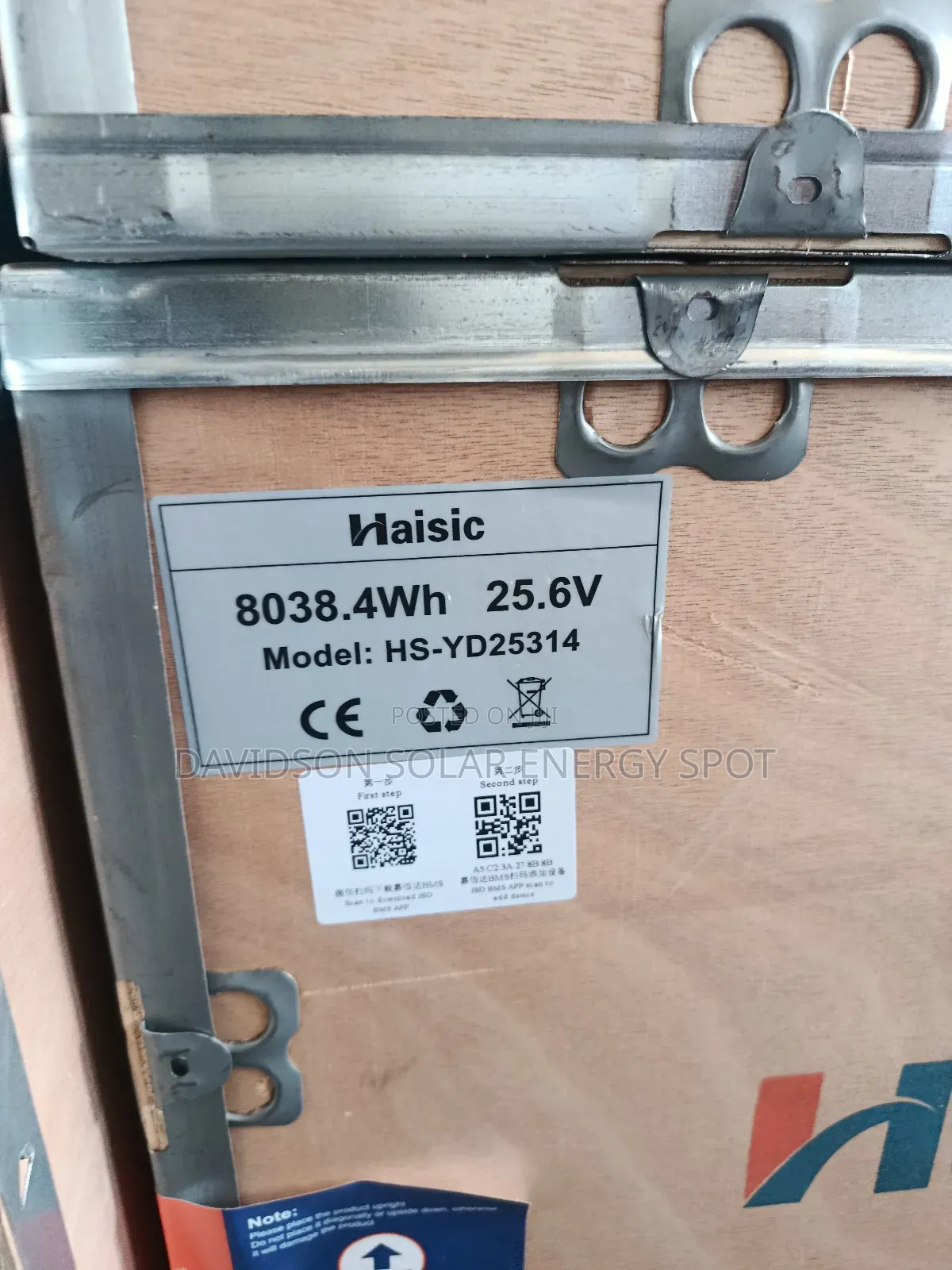 8kwh 24v Haisic Solar Lithium Ion Battery