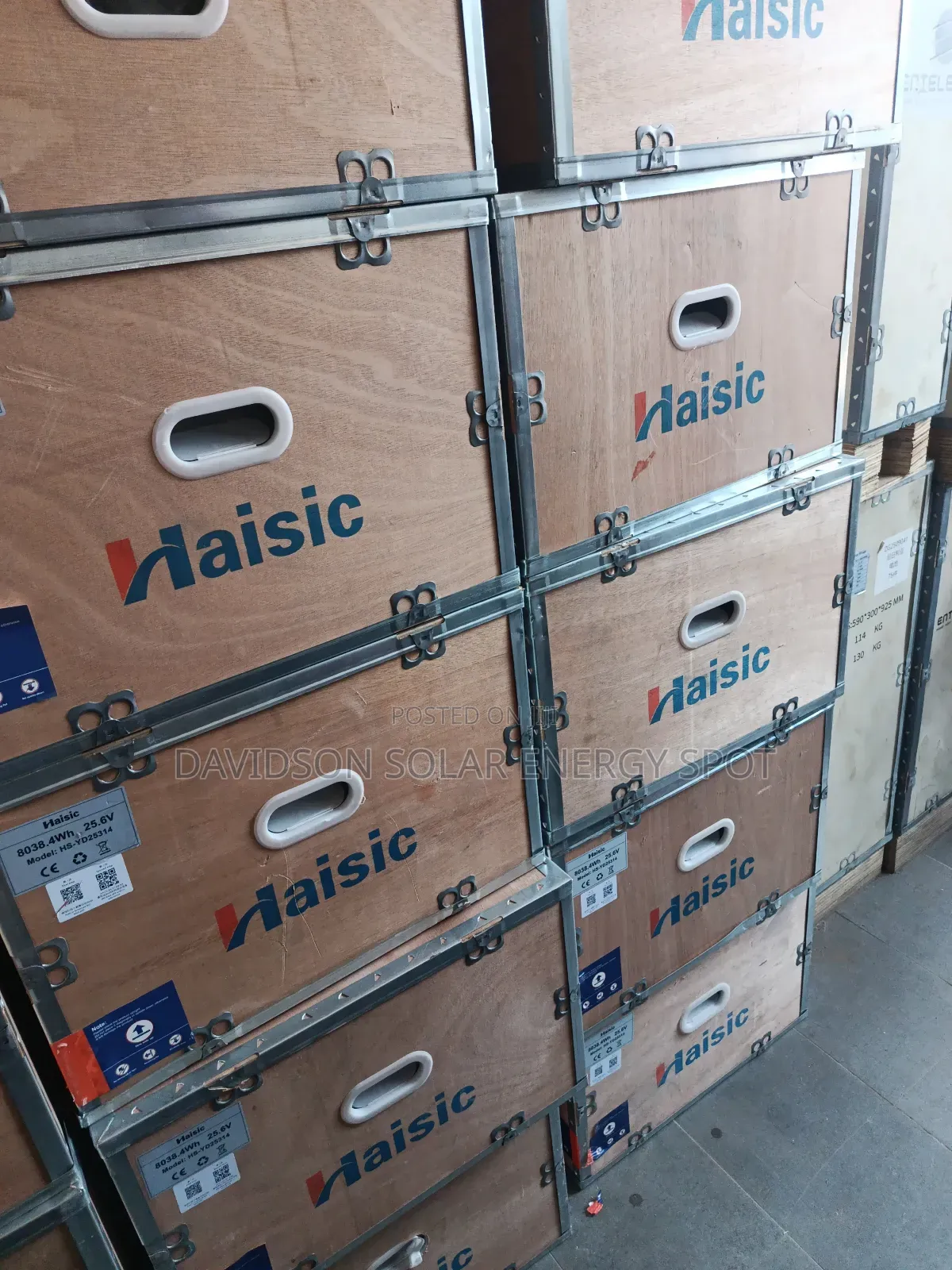 8kwh 24v Haisic Solar Lithium Ion Battery