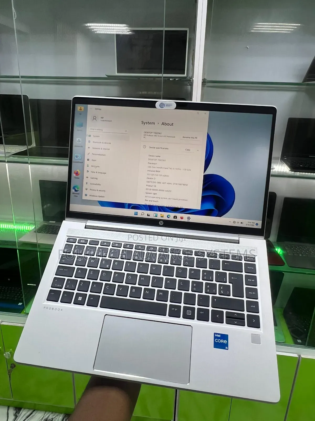 Laptop HP ProBook 440 G10 16GB Intel Core i5 SSD 512GB