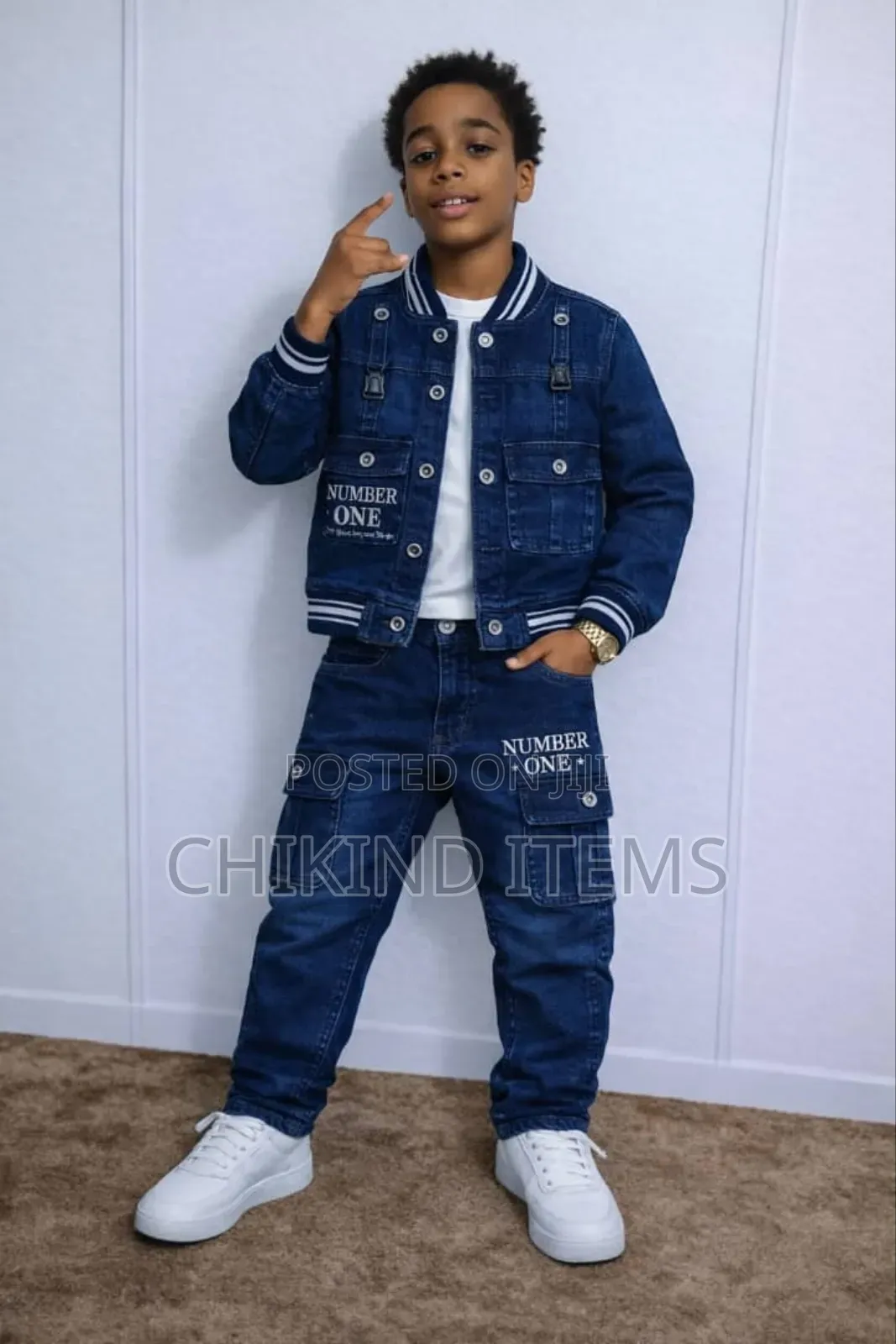 Ke Boys Jeans Up and Down Age= 4 to 8yrs