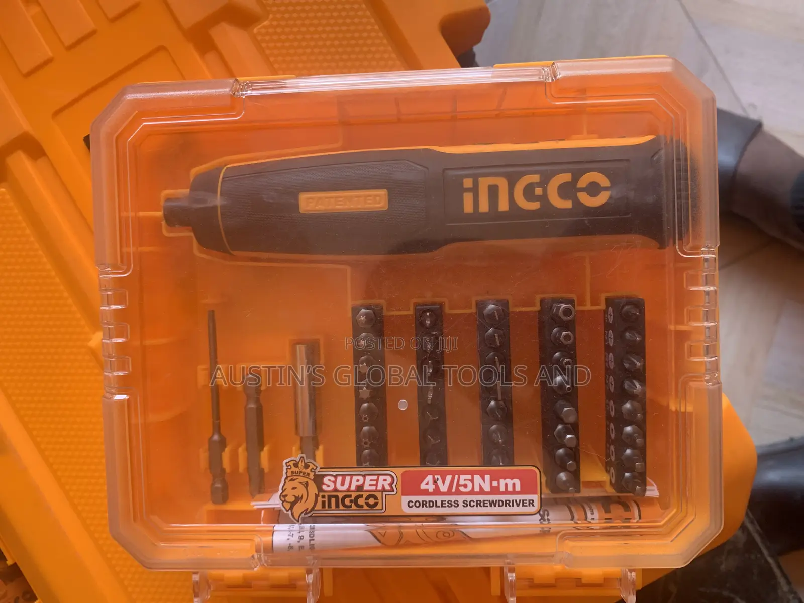 Ingco 4v Cordless Screwdriver Set