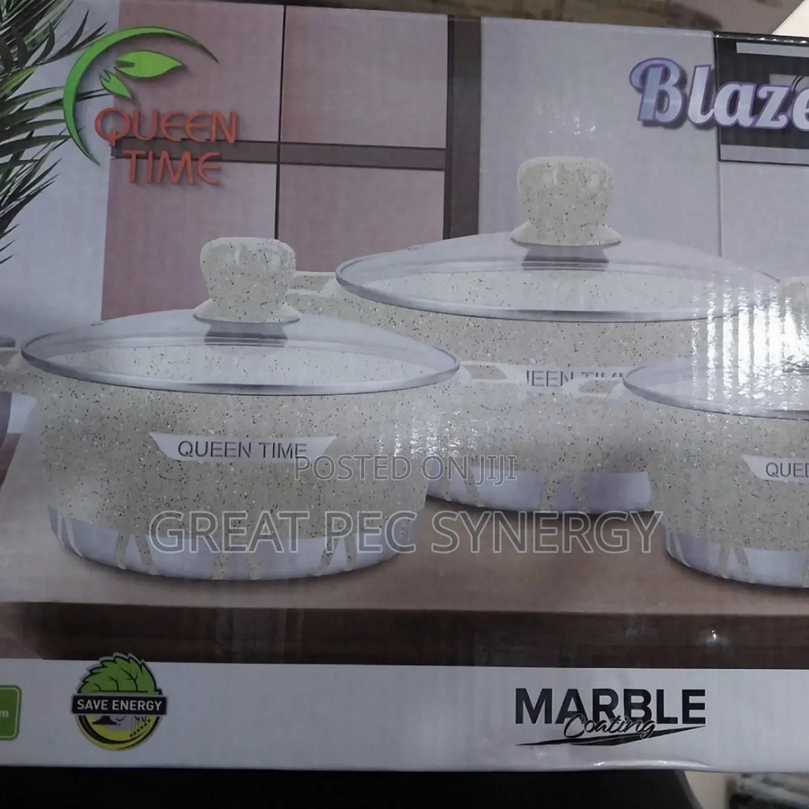 3 Sets of Granite Cookware Set