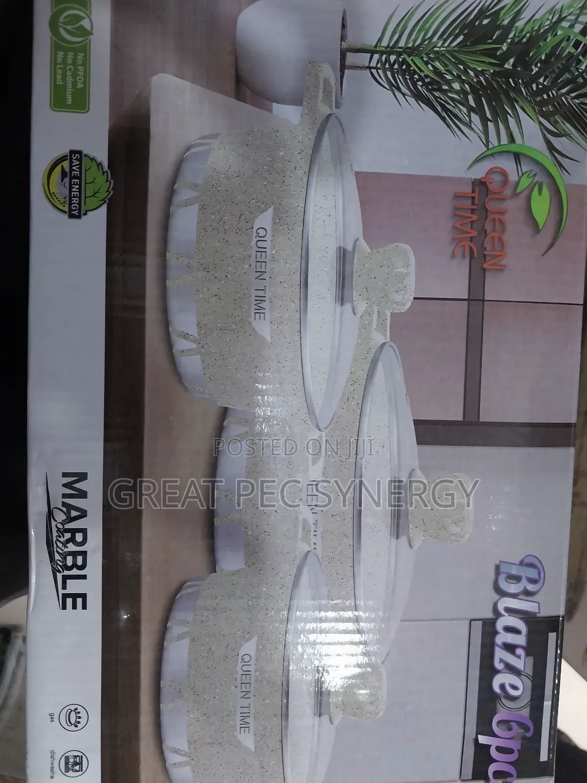3 Sets of Granite Cookware Set