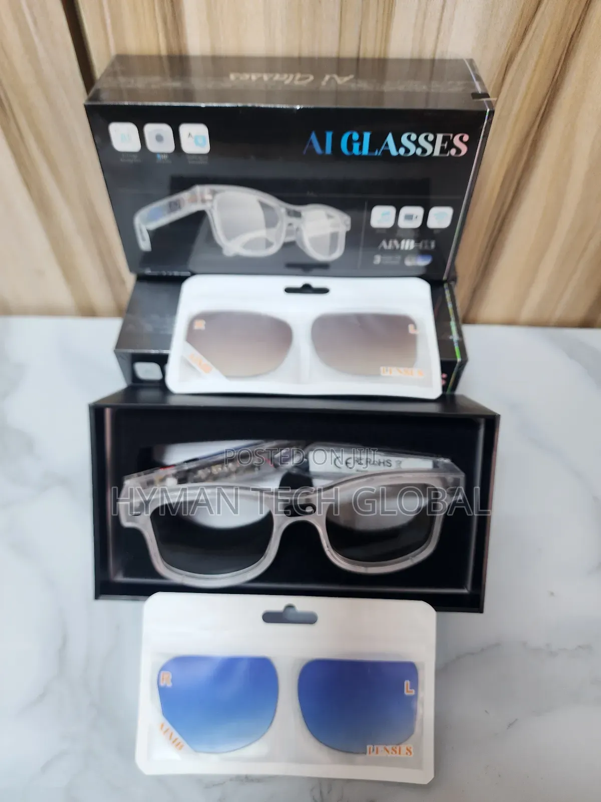 G3 Ai Smart Glass Hd Camera Video Ai Translation Glass - 3 Lens