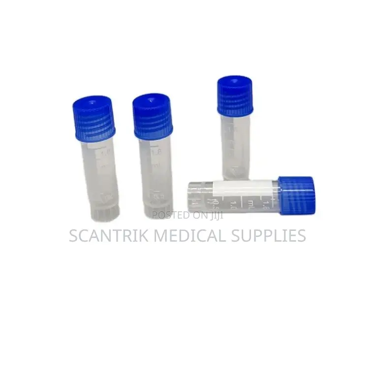 Cryotube With Internal Cap for Long-Term Biological Storage