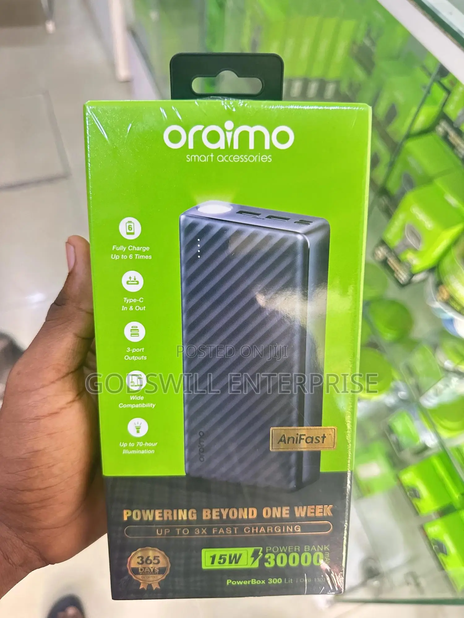 Oraimo Powerbox 300 Lite 30,000mah 15w Powerbank