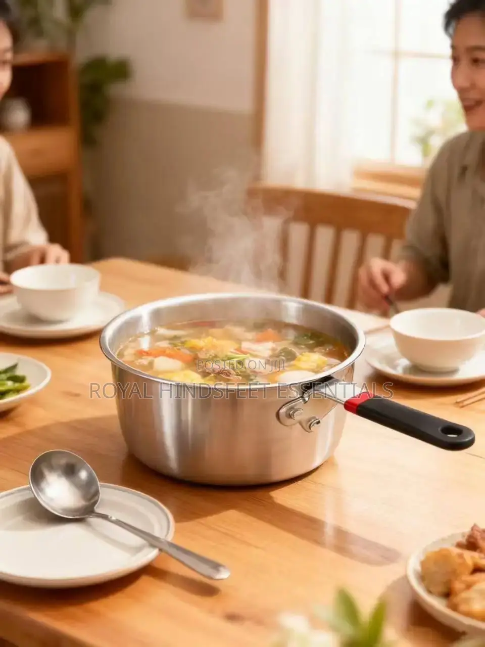 Aluminum Sauce Pot With Induction Bottom and Lid