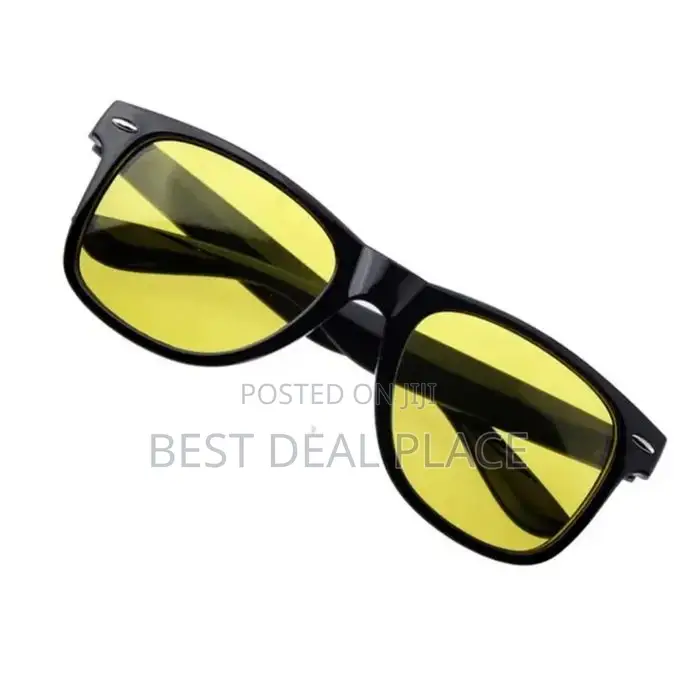 Hd Night Vision Driving Glasses -Yellow