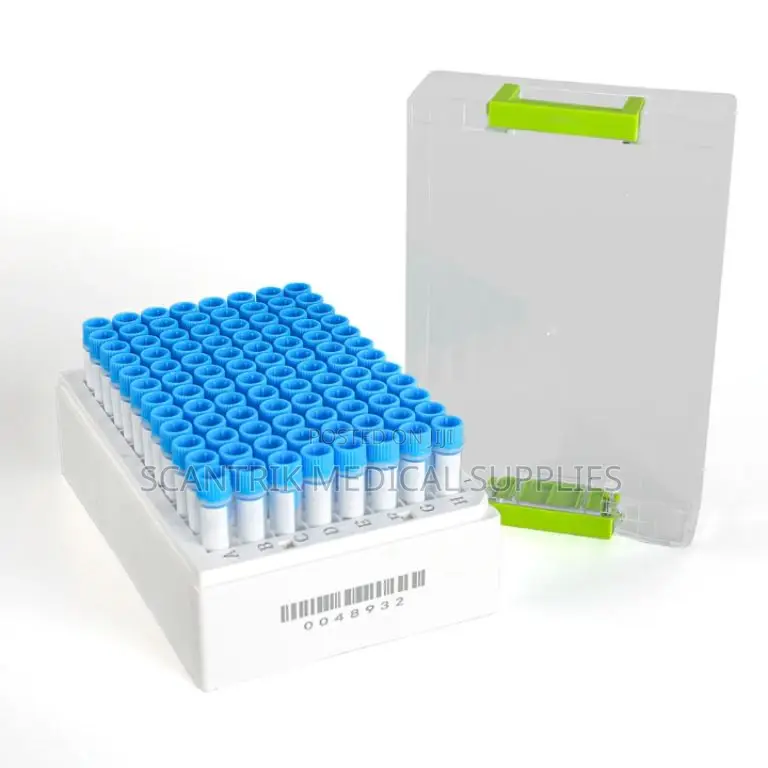 Cryotube With Internal Cap for Long-Term Sample Integrity
