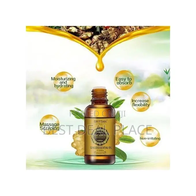 Eelhoe Effective Ginger Essential Oils Losing Weight Slimming 30ml