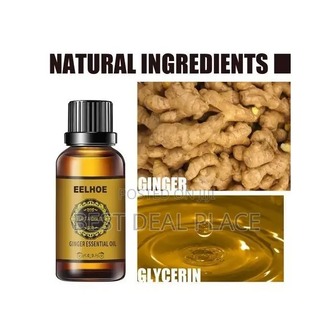 Eelhoe Effective Ginger Essential Oils Losing Weight Slimming 30ml