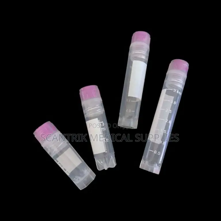 Cryotube With Internal Cap for Clinical Sample Security