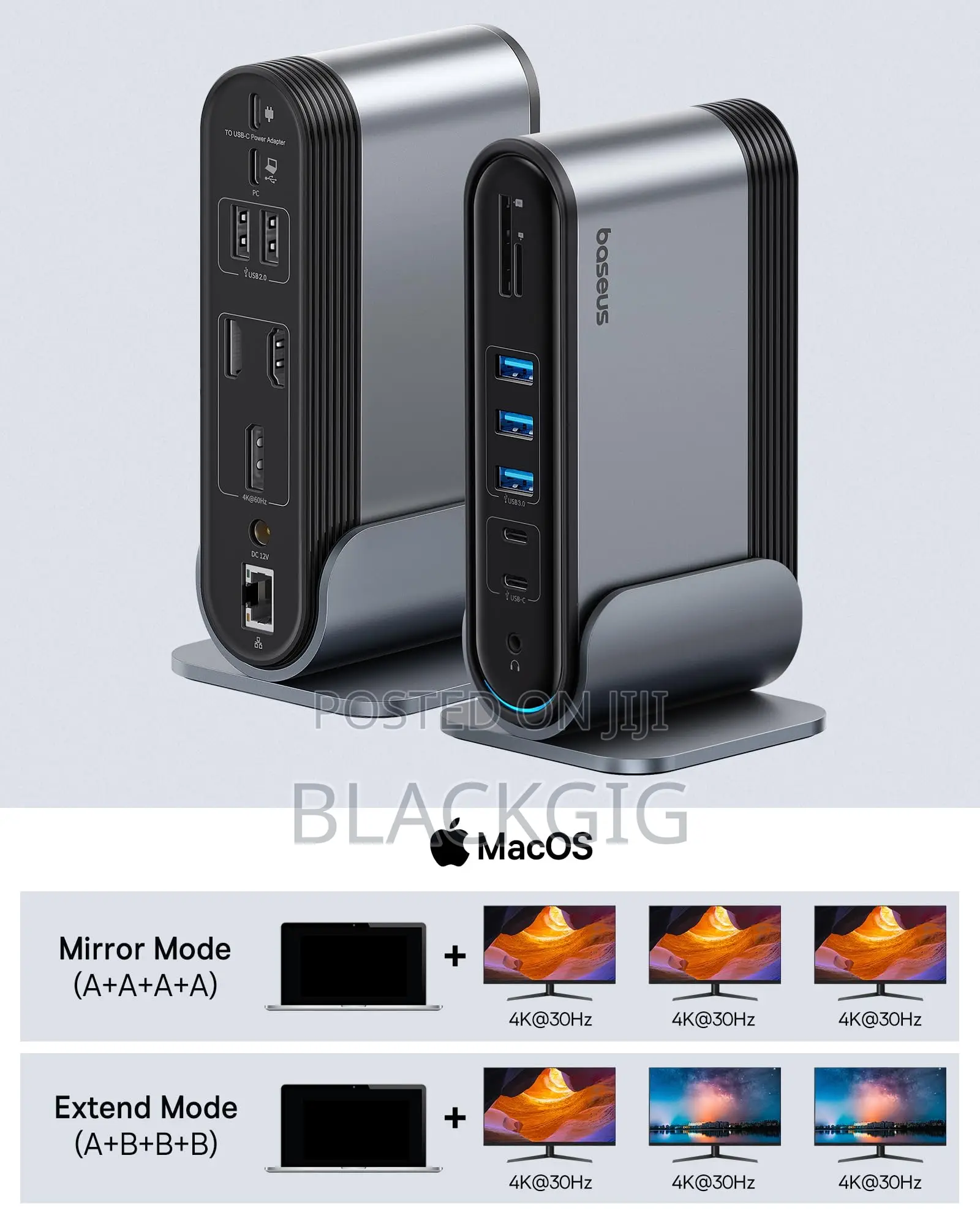 16 in 1 Typec Usb Docking Station Workstation Hdmi Rj45 Tf Card Vga