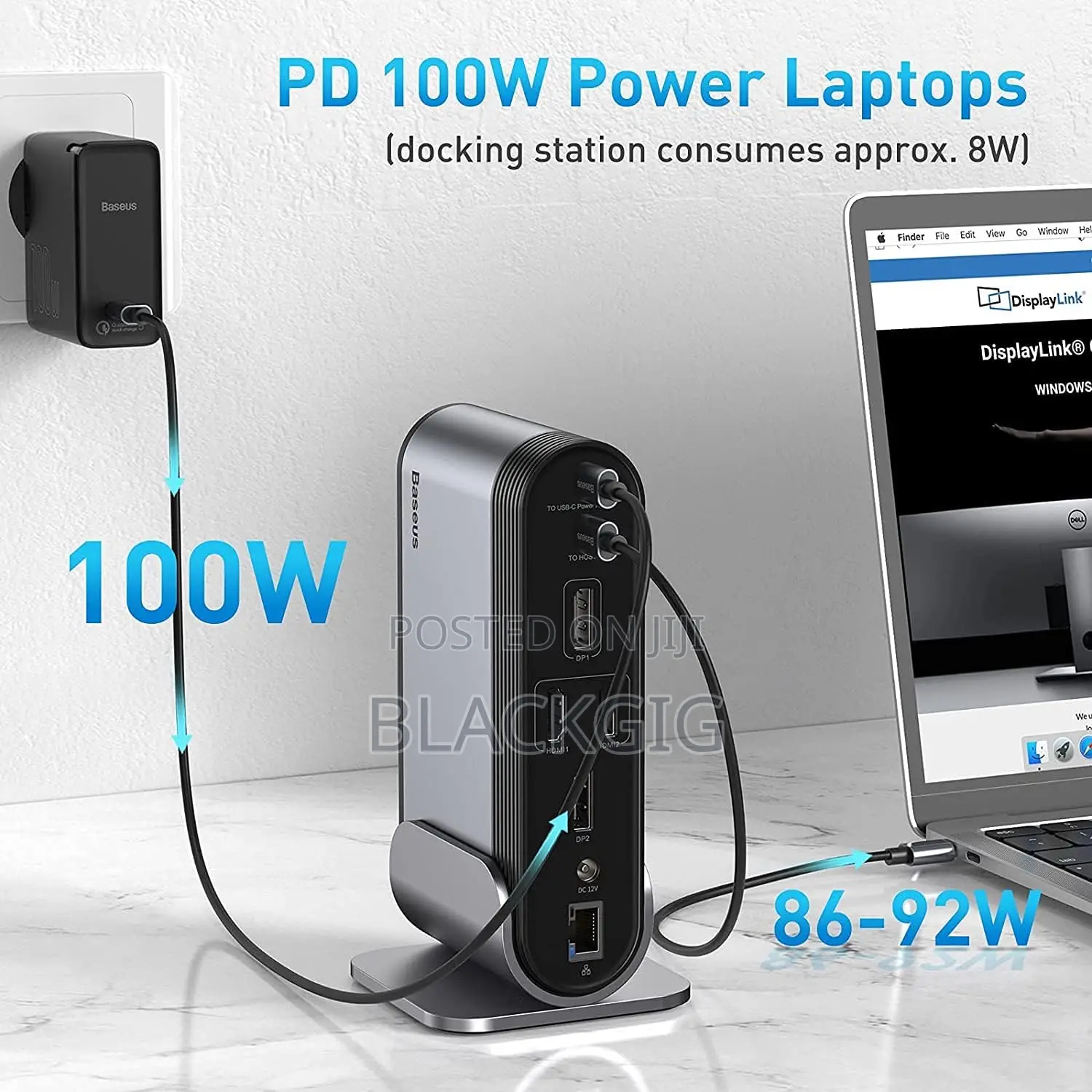 16 in 1 Typec Usb Docking Station Workstation Hdmi Rj45 Tf Card Vga