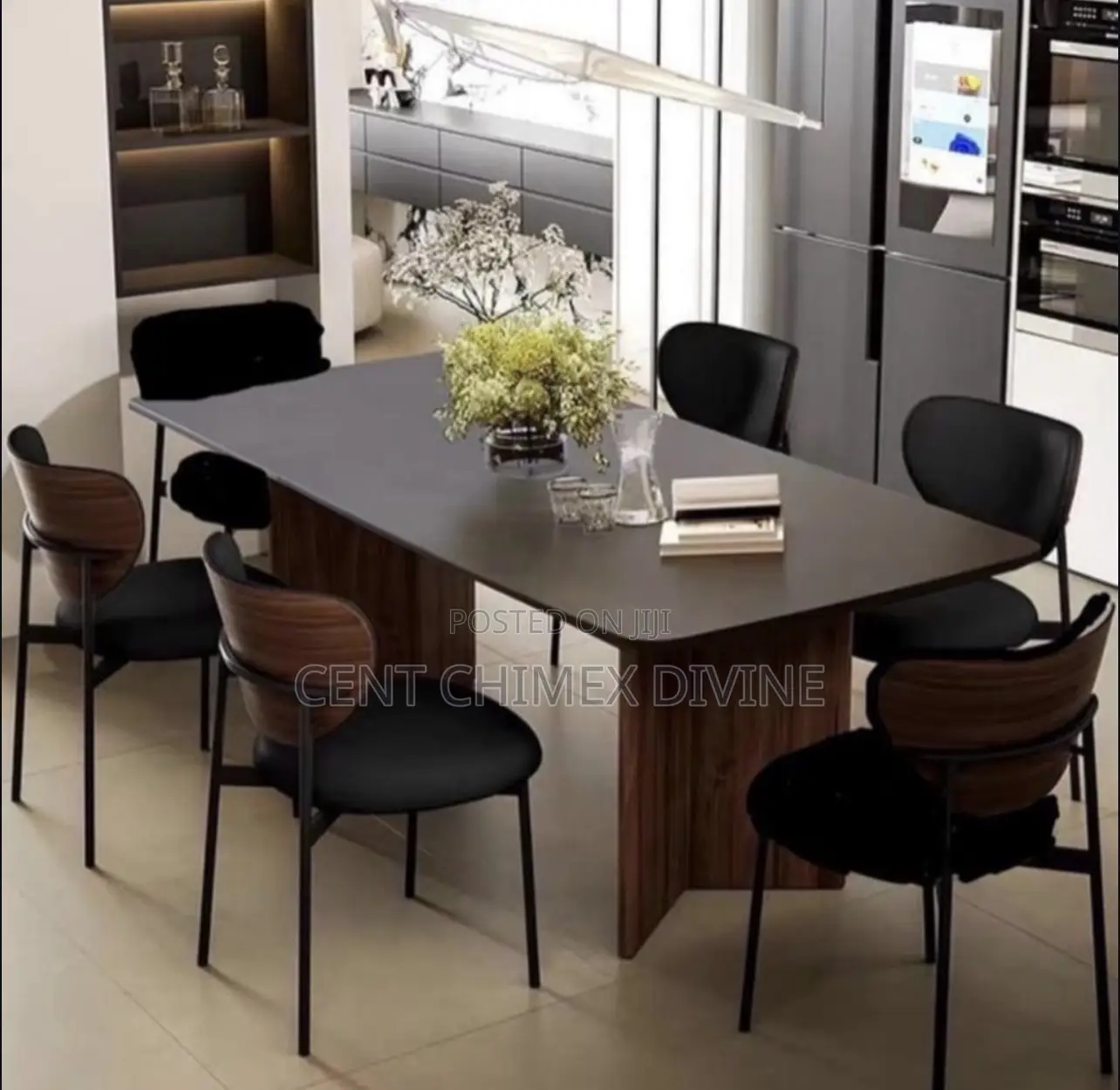 Wooden Stand 6 Seater Dinning