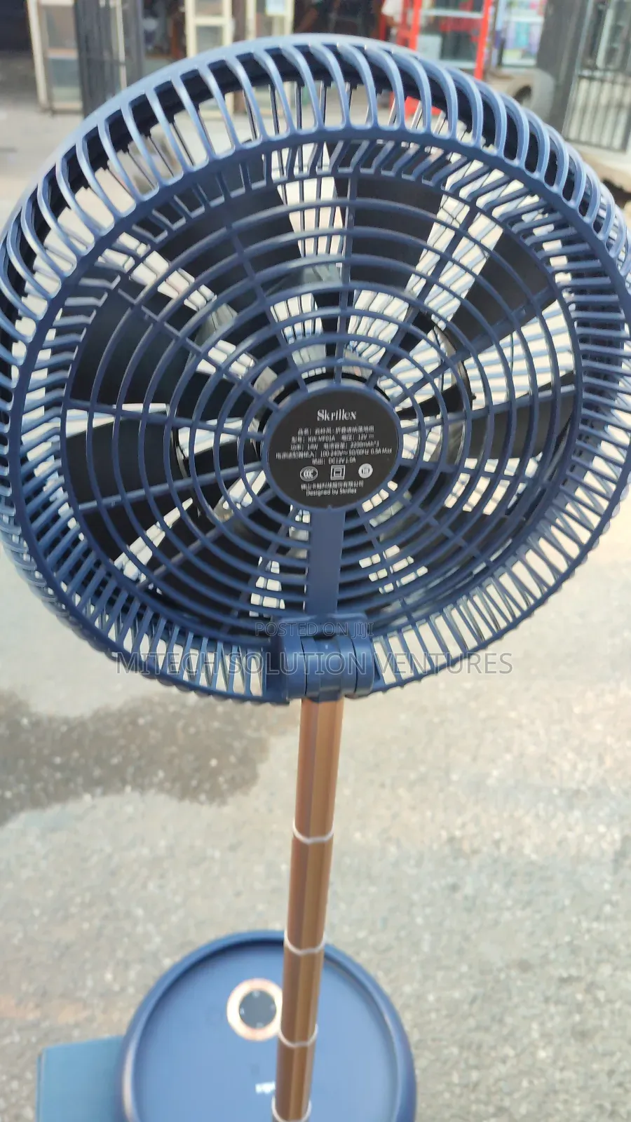 Portable, Rechargeable Pedestal Fan