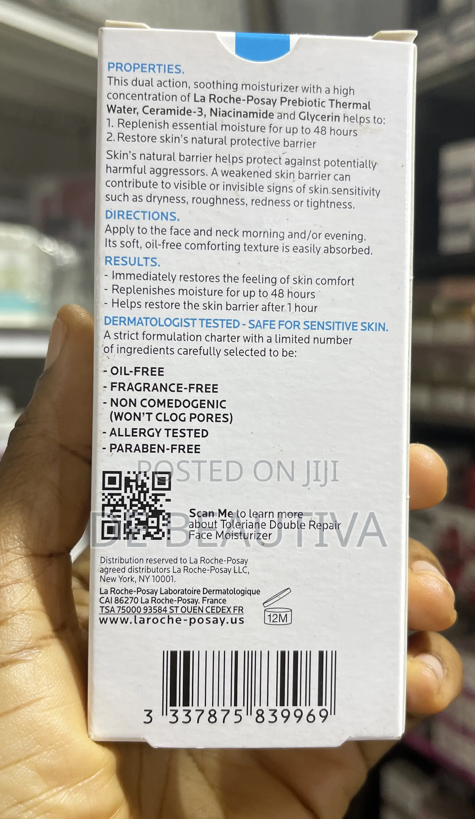 La Roche-Posay Toleriane Double Repair Face Moisturizer –40ml