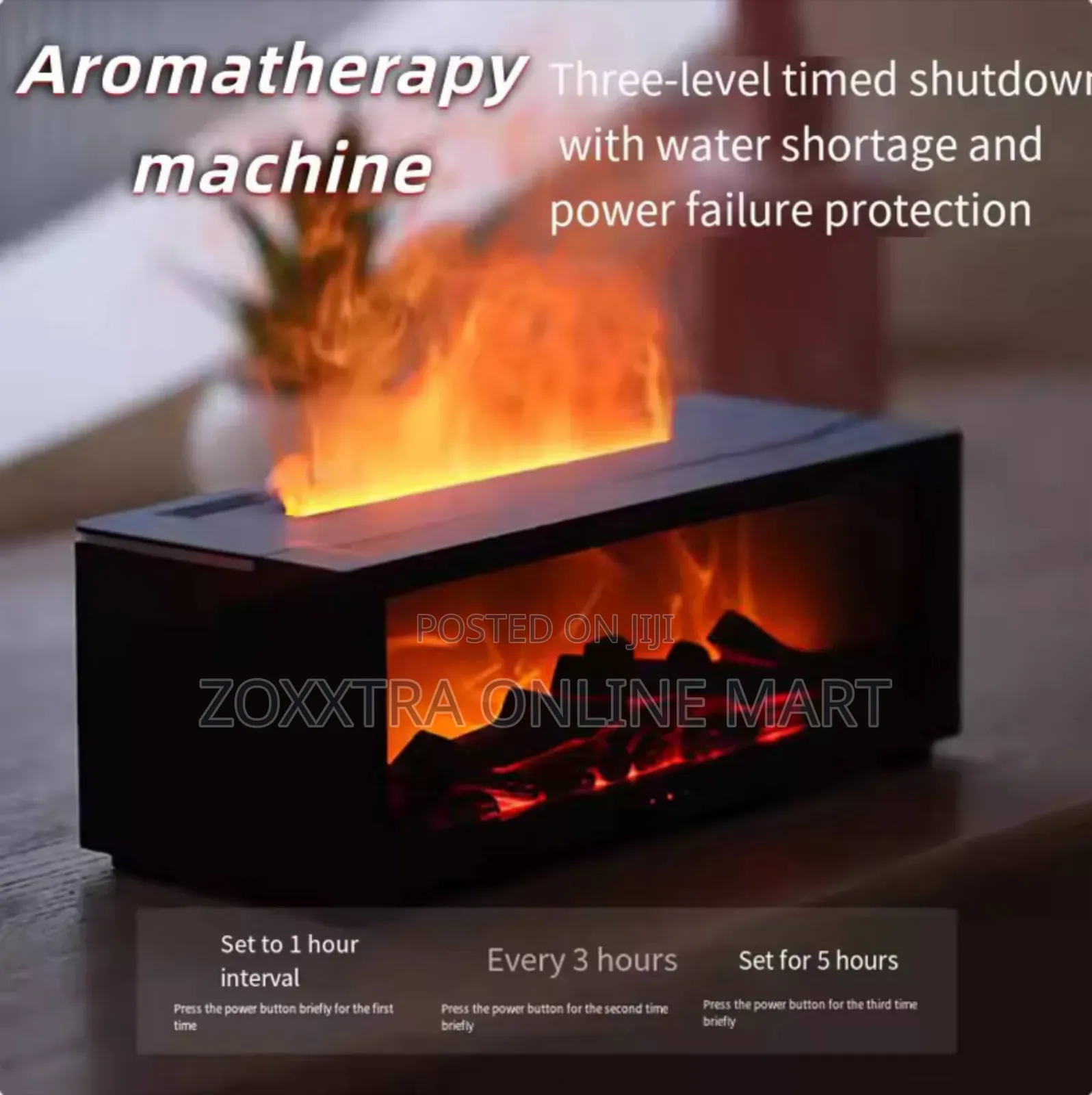 Fireplace Imitation Flame Humidifier/Diffuser