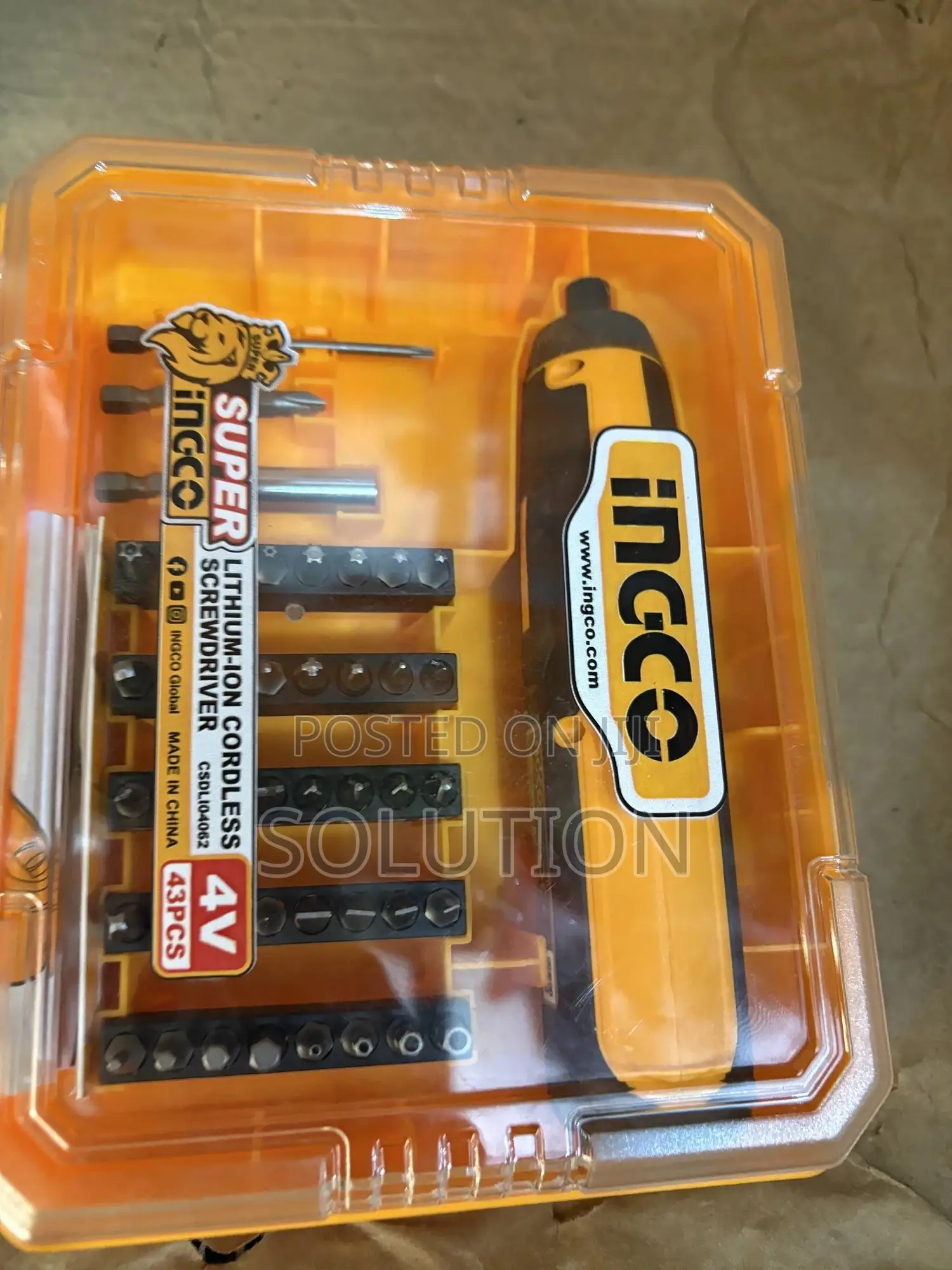 Lithium-ion Cordless Ingco Screwdriver