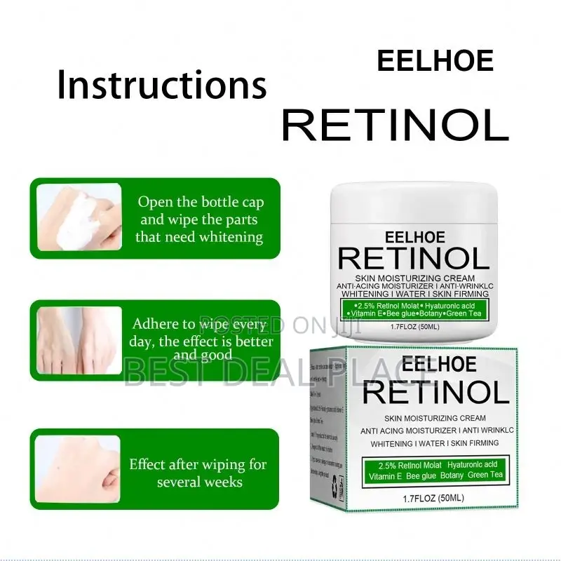 Eelhoe Retinol 2.5% Anti Aging Skin Moisturizing Cream 50ml