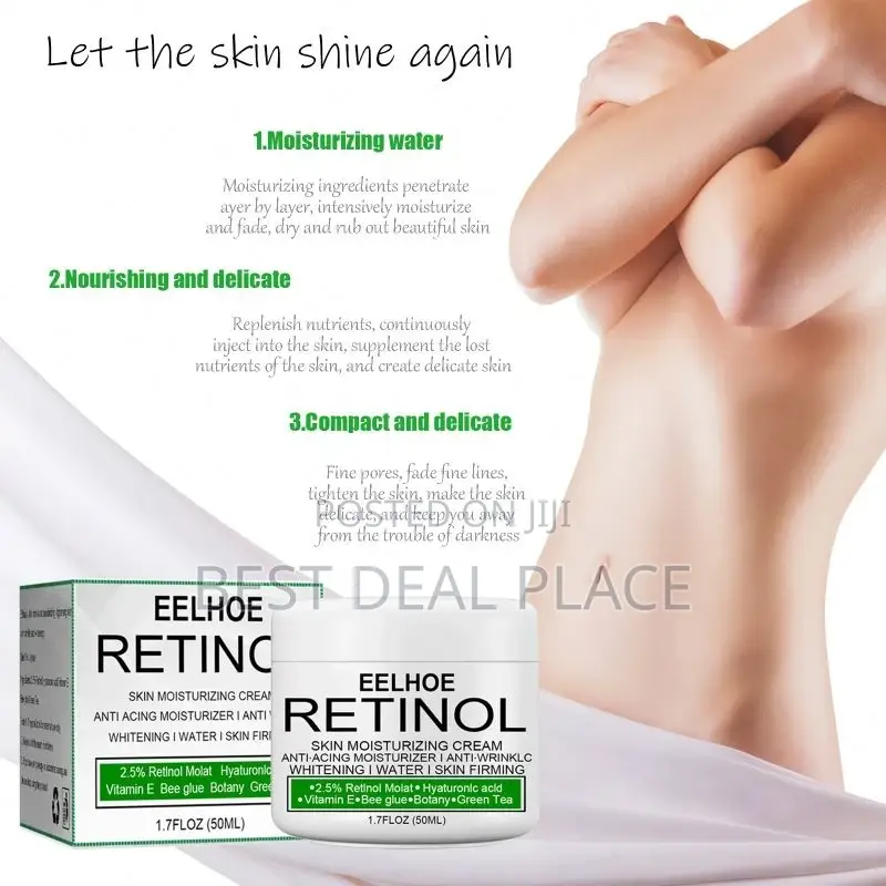 Eelhoe Retinol 2.5% Anti Aging Skin Moisturizing Cream 50ml
