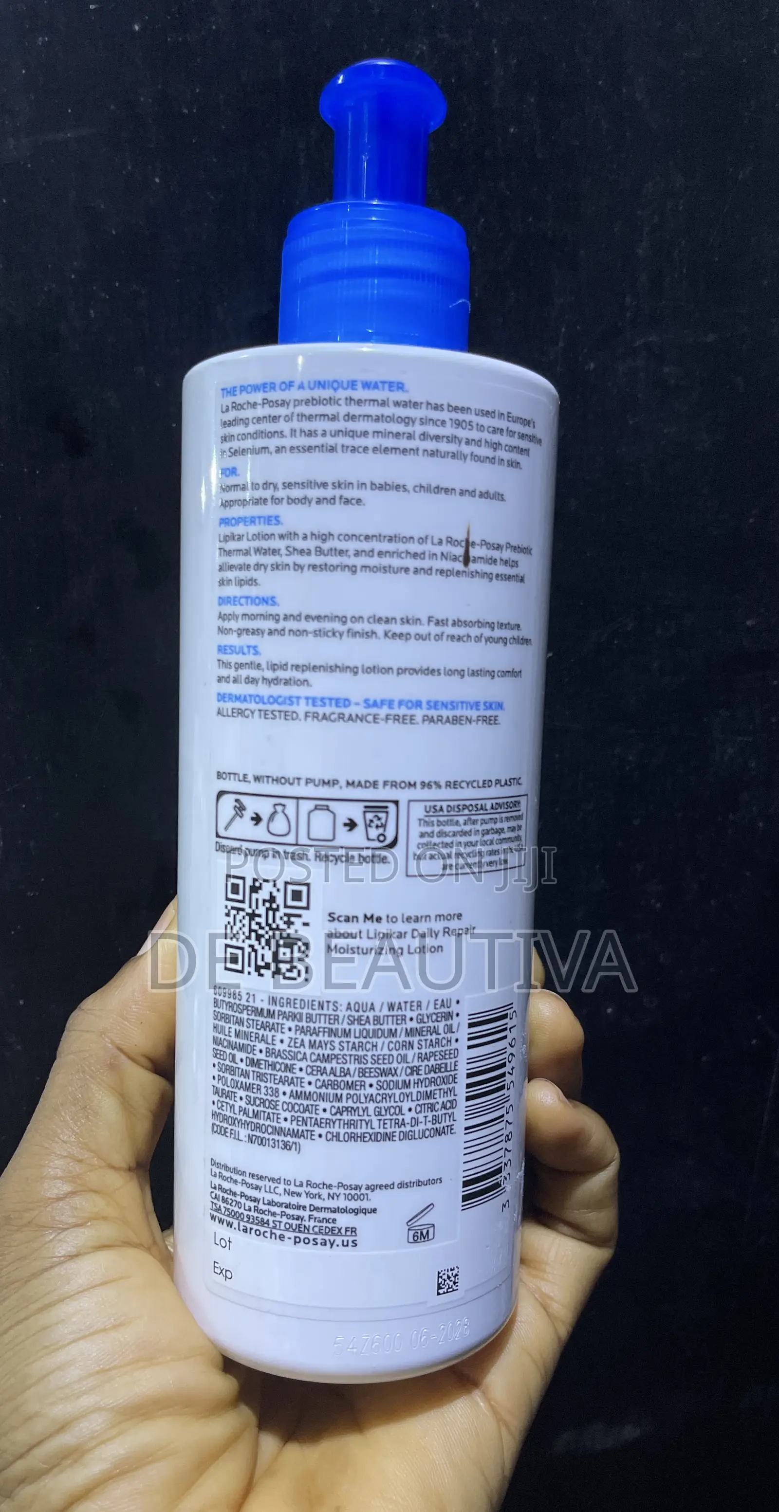 La Roche-posay Lipikar Daily Repair Moisturizer -400ml