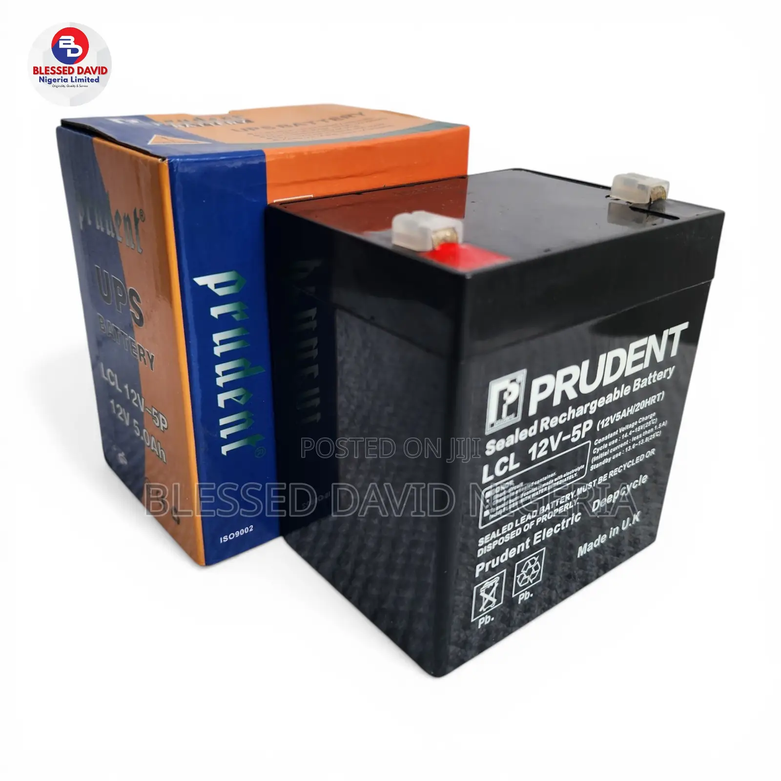 Prudent LCL 12v-5p 12v 5ah Replacement Batttery