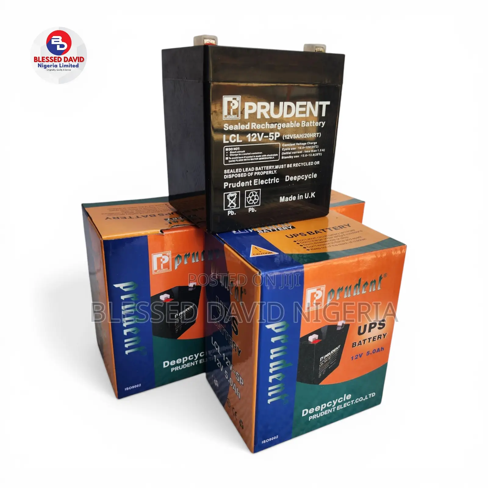 Prudent LCL 12v-5p 12v 5ah Replacement Batttery