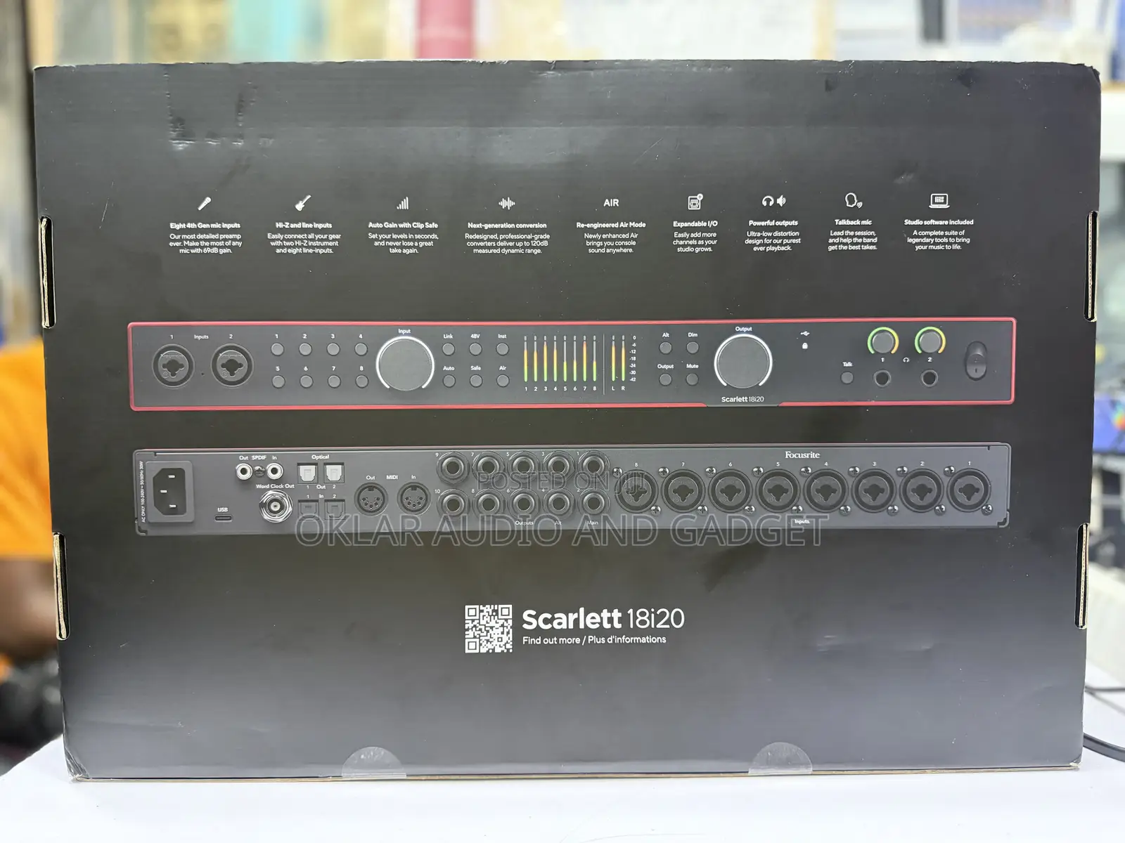 Focusrite Scarlett 18i20 4th Gen Audio Interface