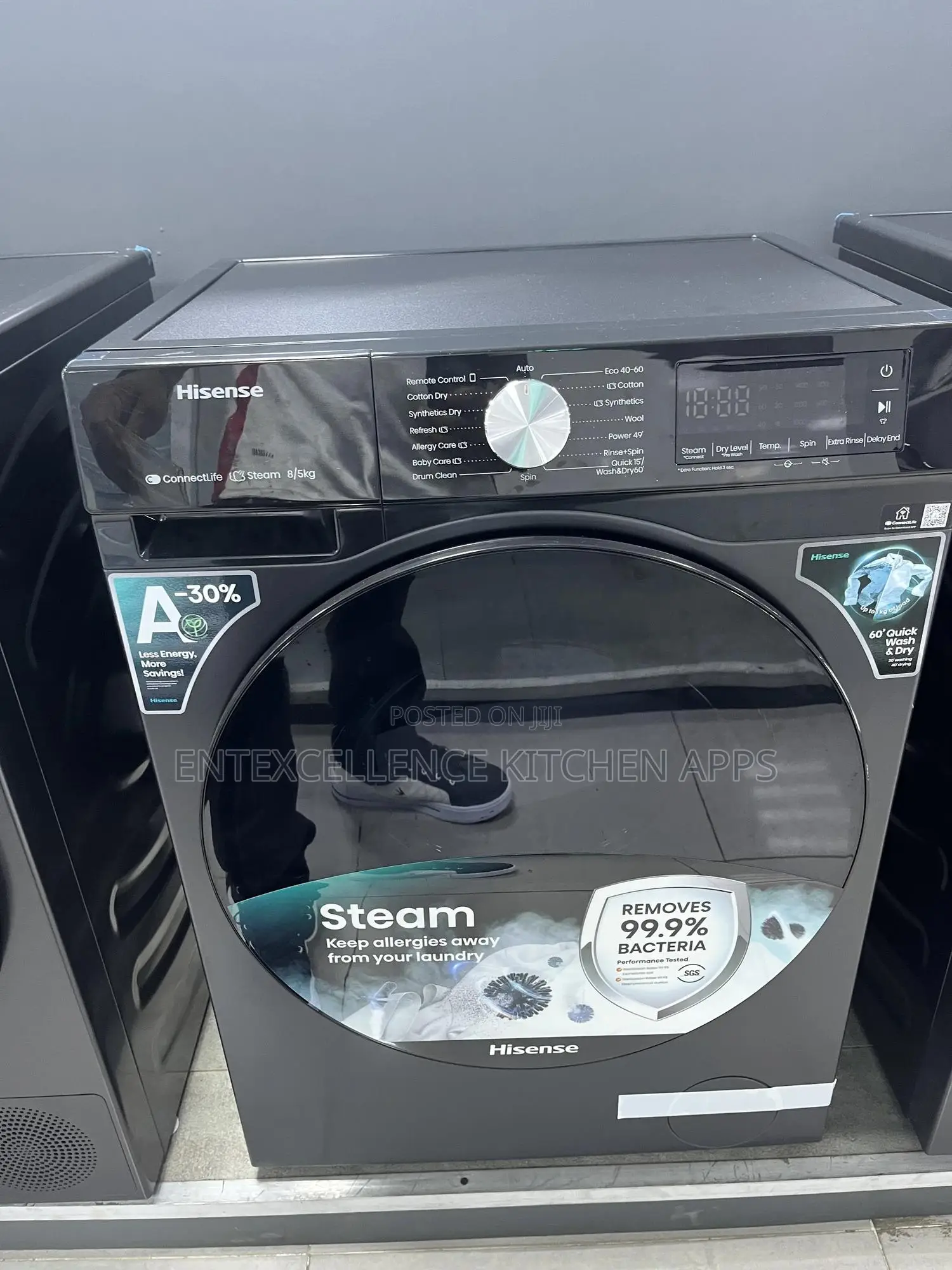 Hisense 8kg Wash and Dry Front Load Washing Machine
