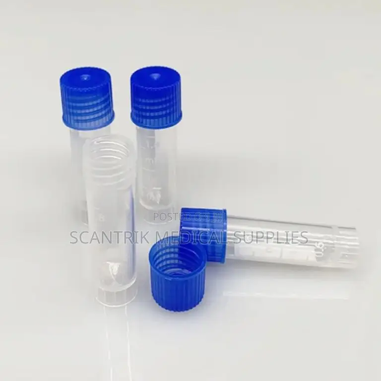 Cryotube With Internal Cap for Multi-Purpose Laboratory Applications